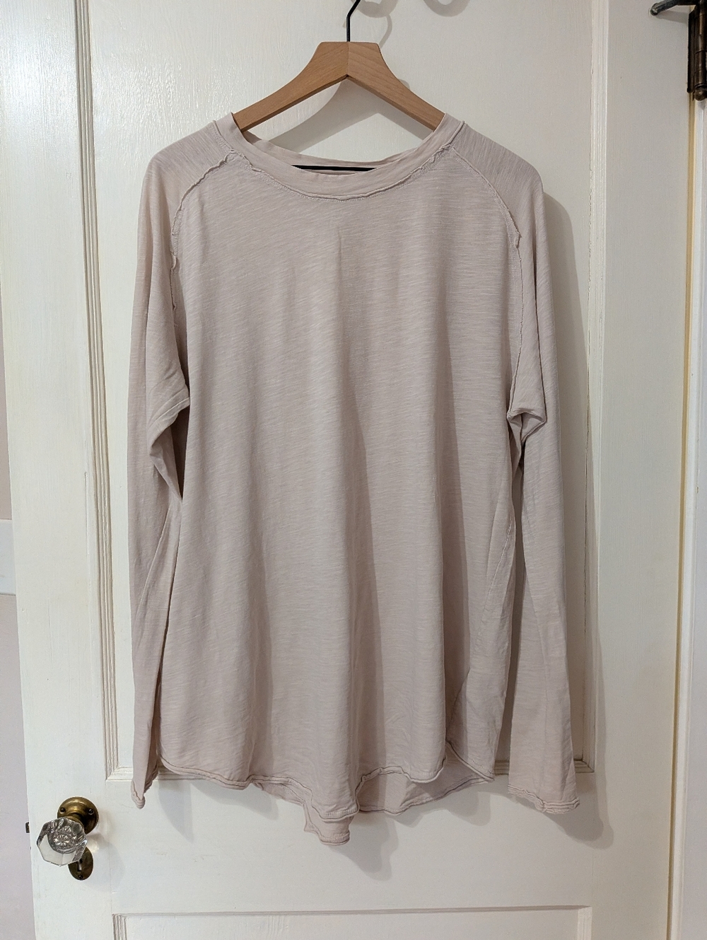 We The Free | Ecru Long Sleeve Tee | Medium